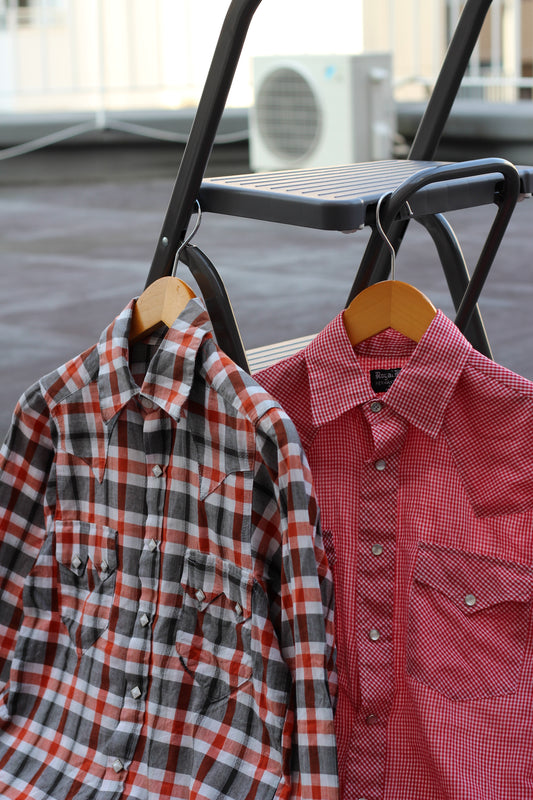 70's Made In USA Vintage Rockmount Ranch Wear & Royal Knight Western Shirt set x2点