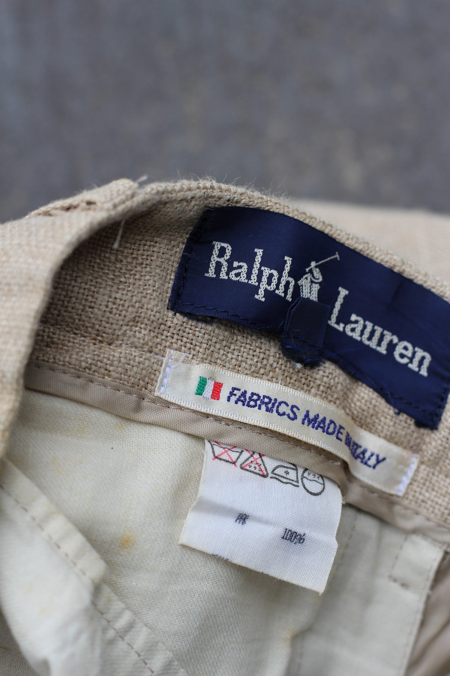 90's Ralph Lauren & Avon House Linen 100% Slacks x2点