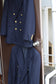 Men's Gold Button American Traditional Style Double Breasted Tailored Jacket x2点