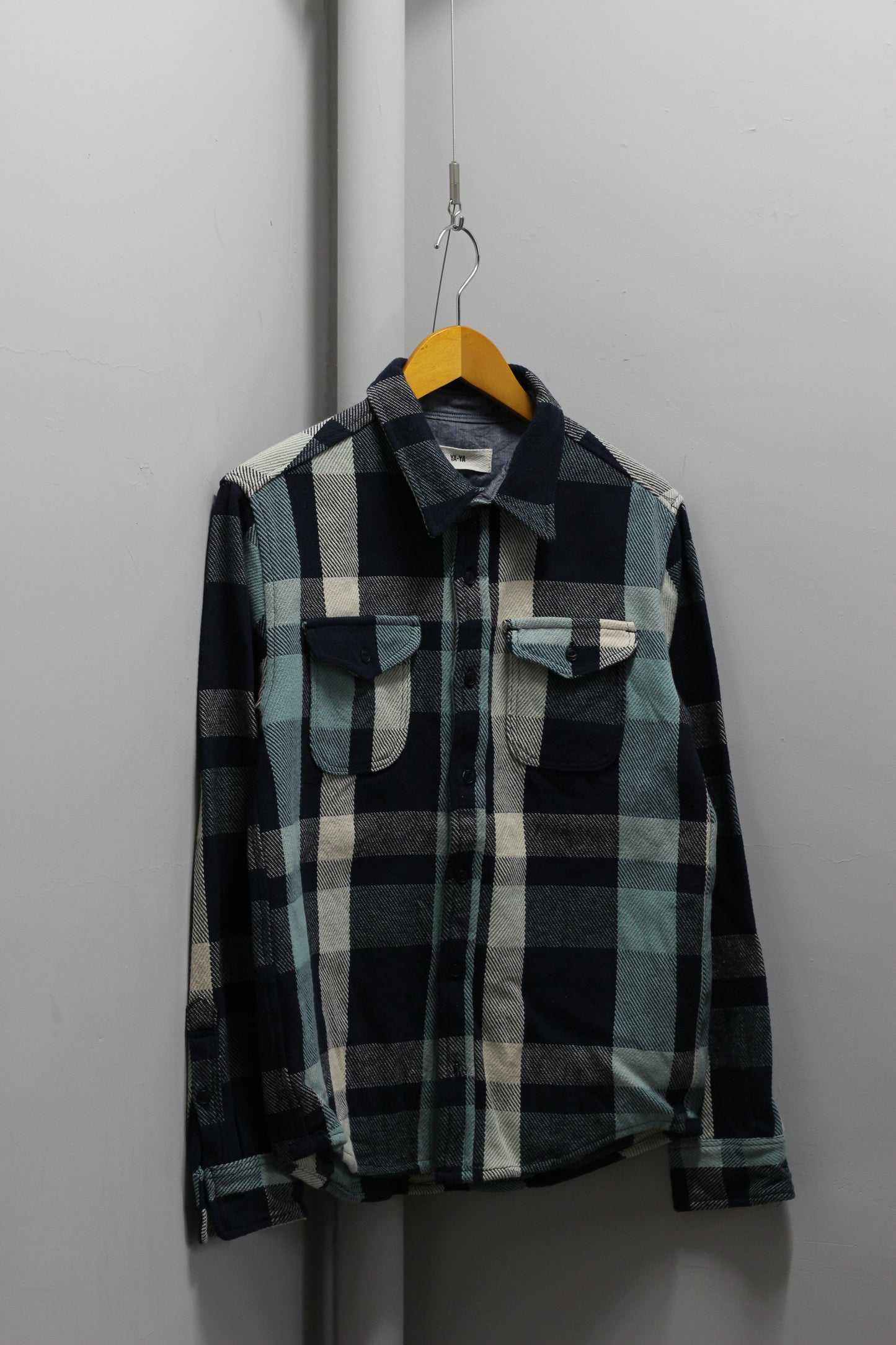 YA-YA Check Flannel Shirt & Sweatshirt x2点