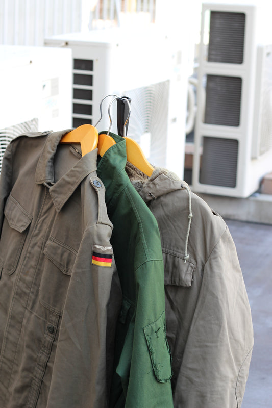 German Military 70's Service Jacket & 80's/90's Field Jacket set x3点