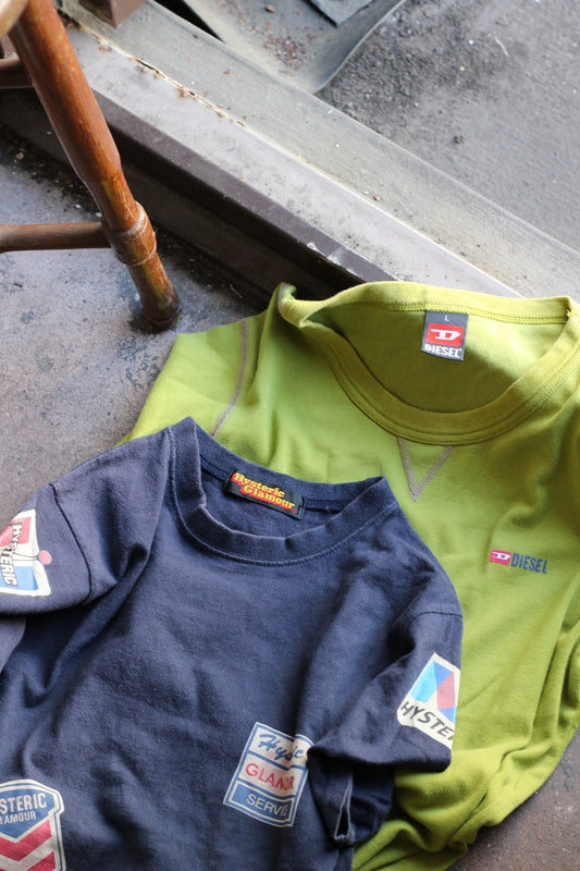 00's Y2K Style Hysteric Glamour & Diesel T-Shirt x2点