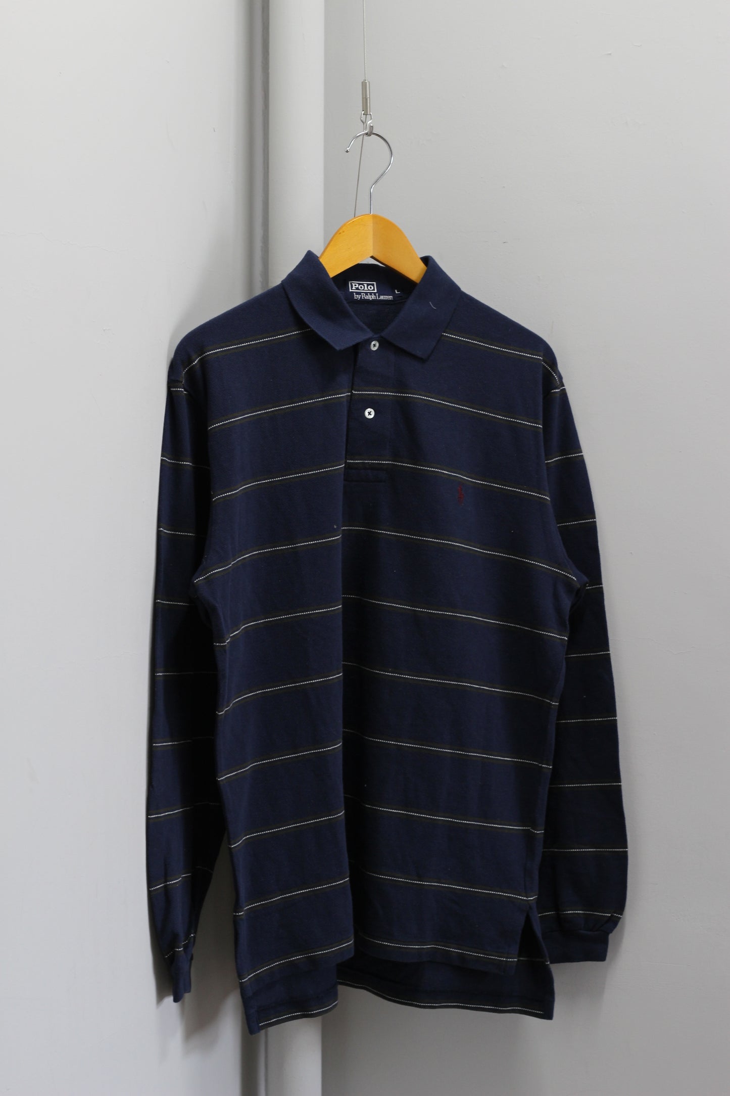 Polo Ralph Lauren Oversize Stripe Long Sleeve Polo Shirt x2点
