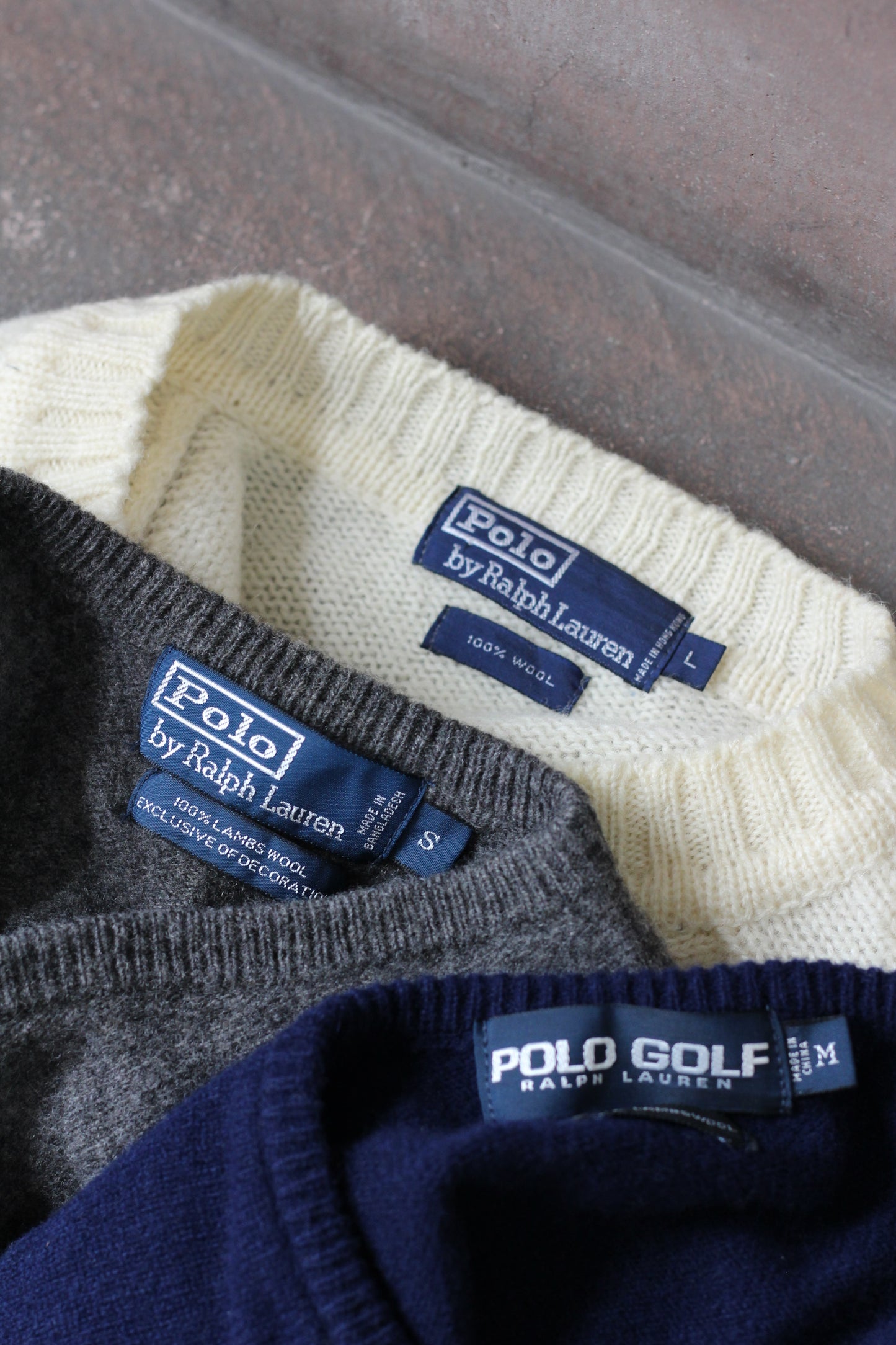 90's-00's Polo Ralph Lauren Knitwear x3点