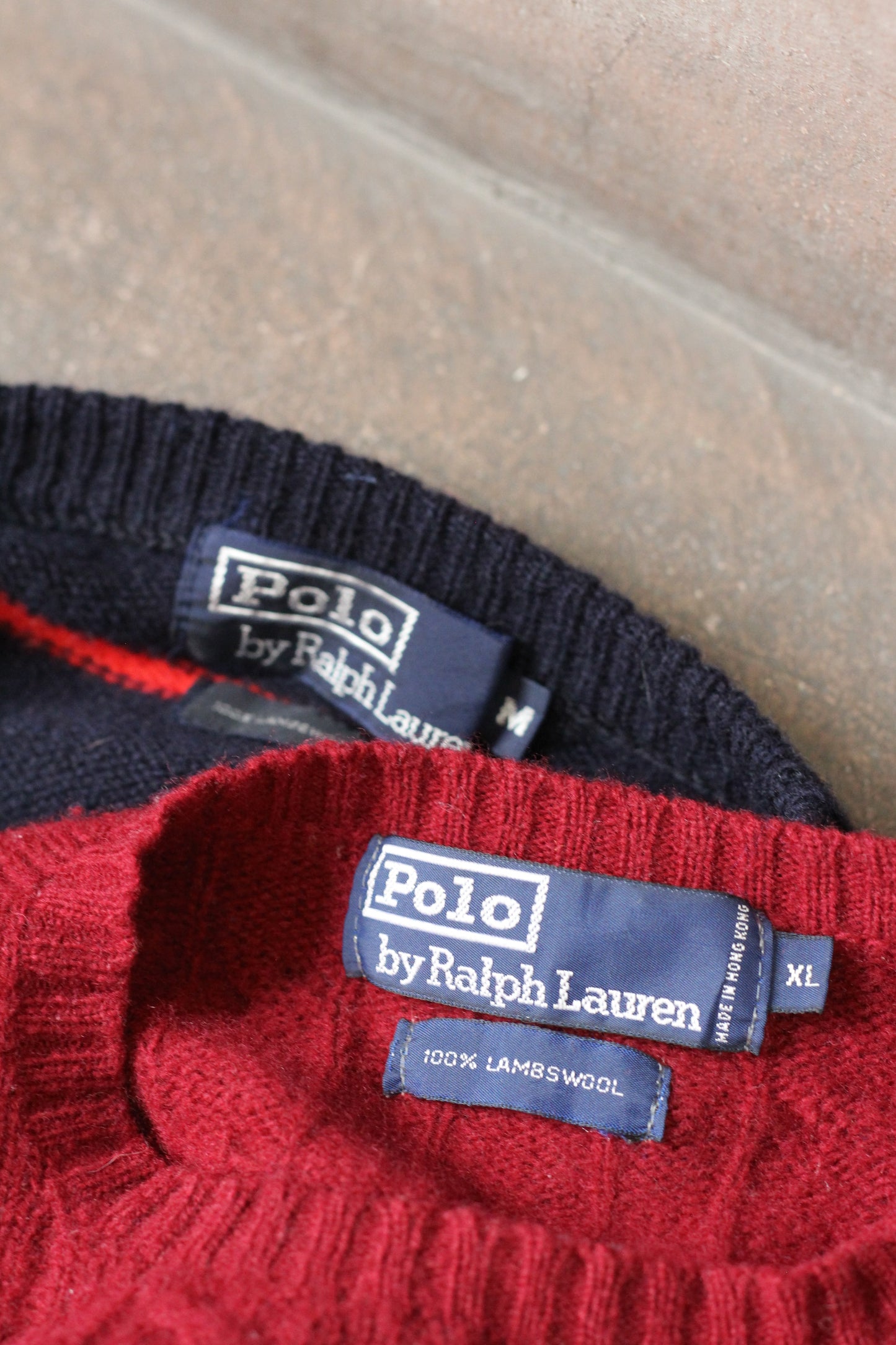 90's Polo Ralph Lauren Stripe Knit x2点