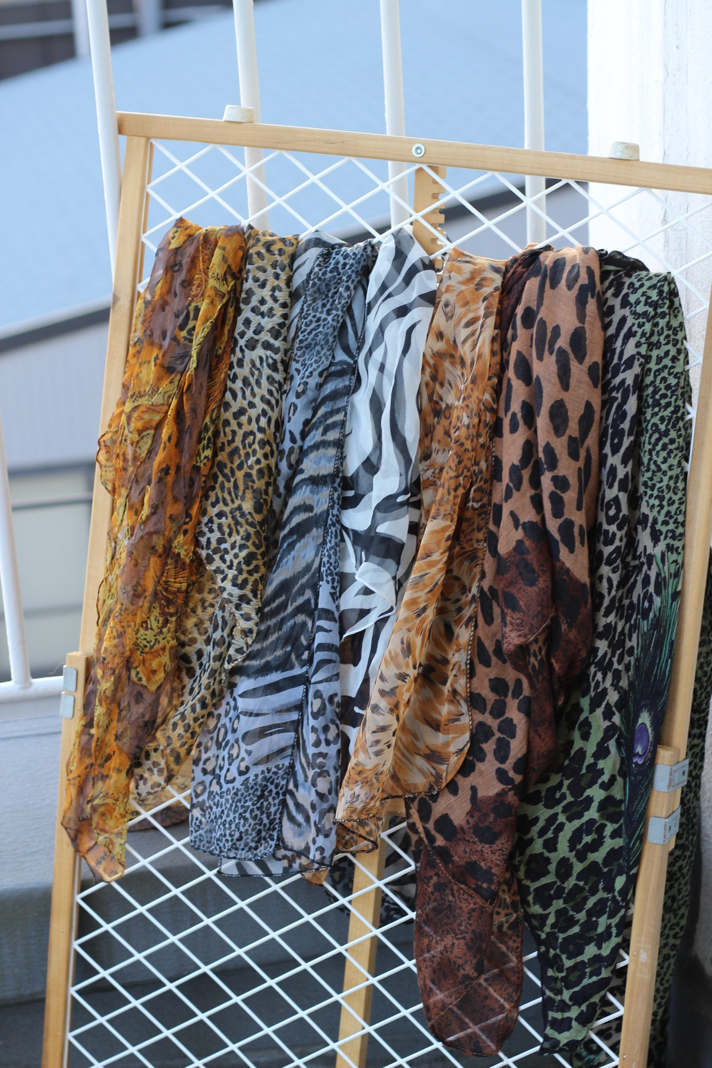 Leopard Design Scarf x8点