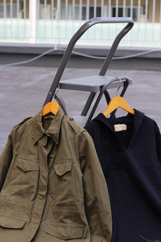 40's U.S. NAVY Sailor Top & 50's French Army M-47 Field Jacket x2点