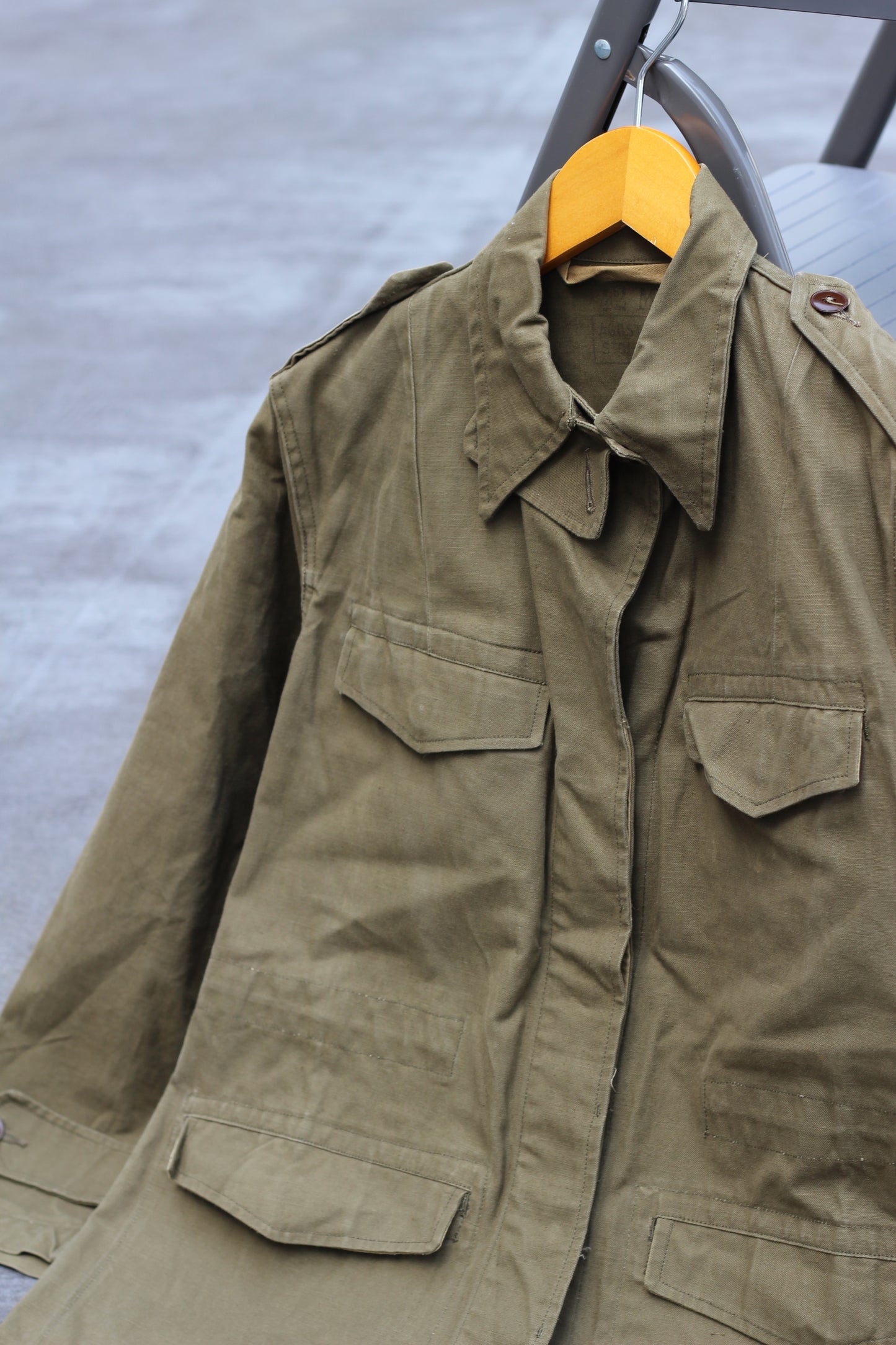 40's U.S. NAVY Sailor Top & 50's French Army M-47 Field Jacket x2点