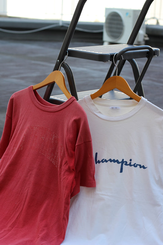 80's & 90's Made In USA Champion Print T-Shirt set x2点