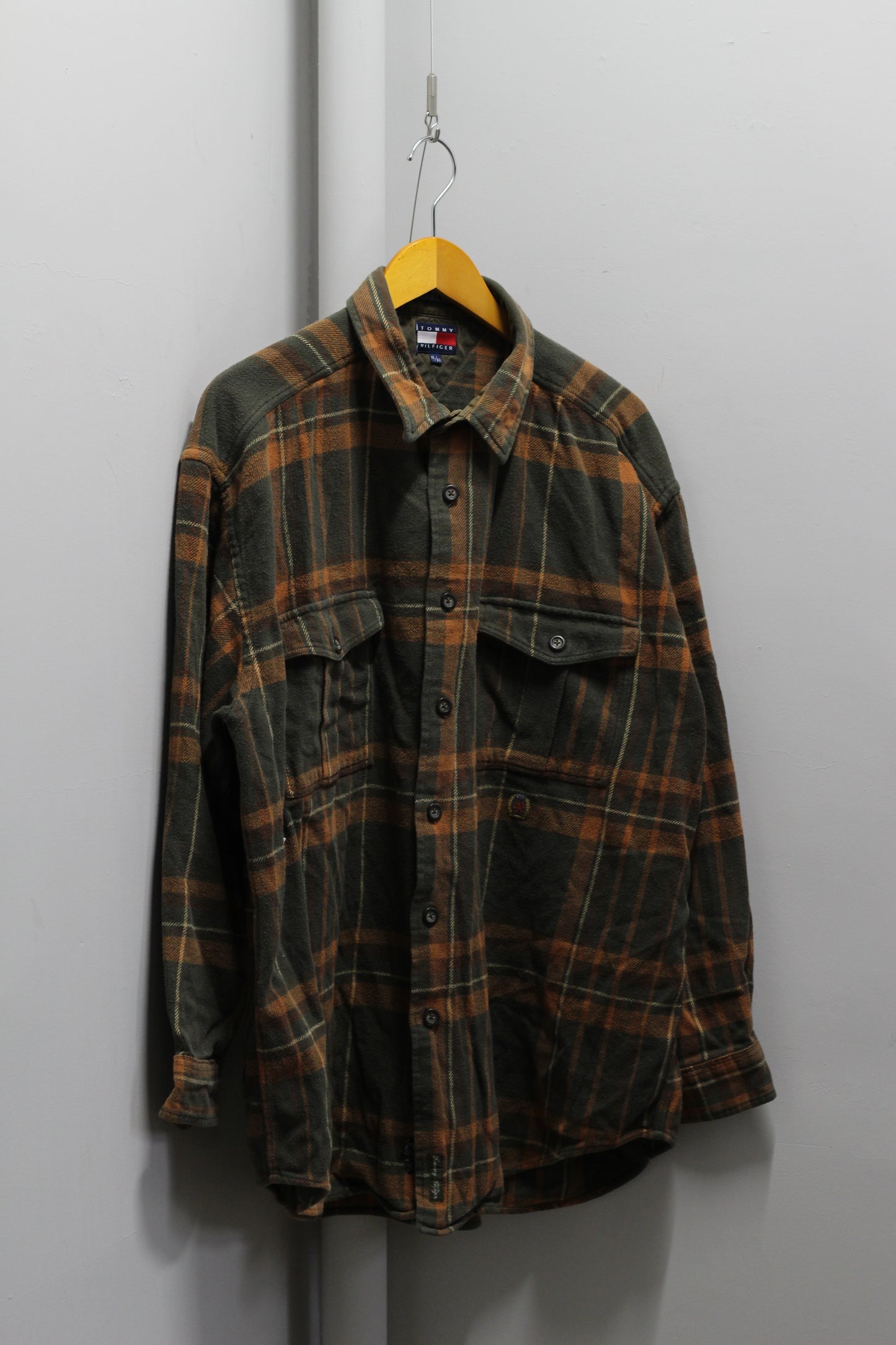 90's Old Tommy Hilfiger Long Sleeve Shirt x3点