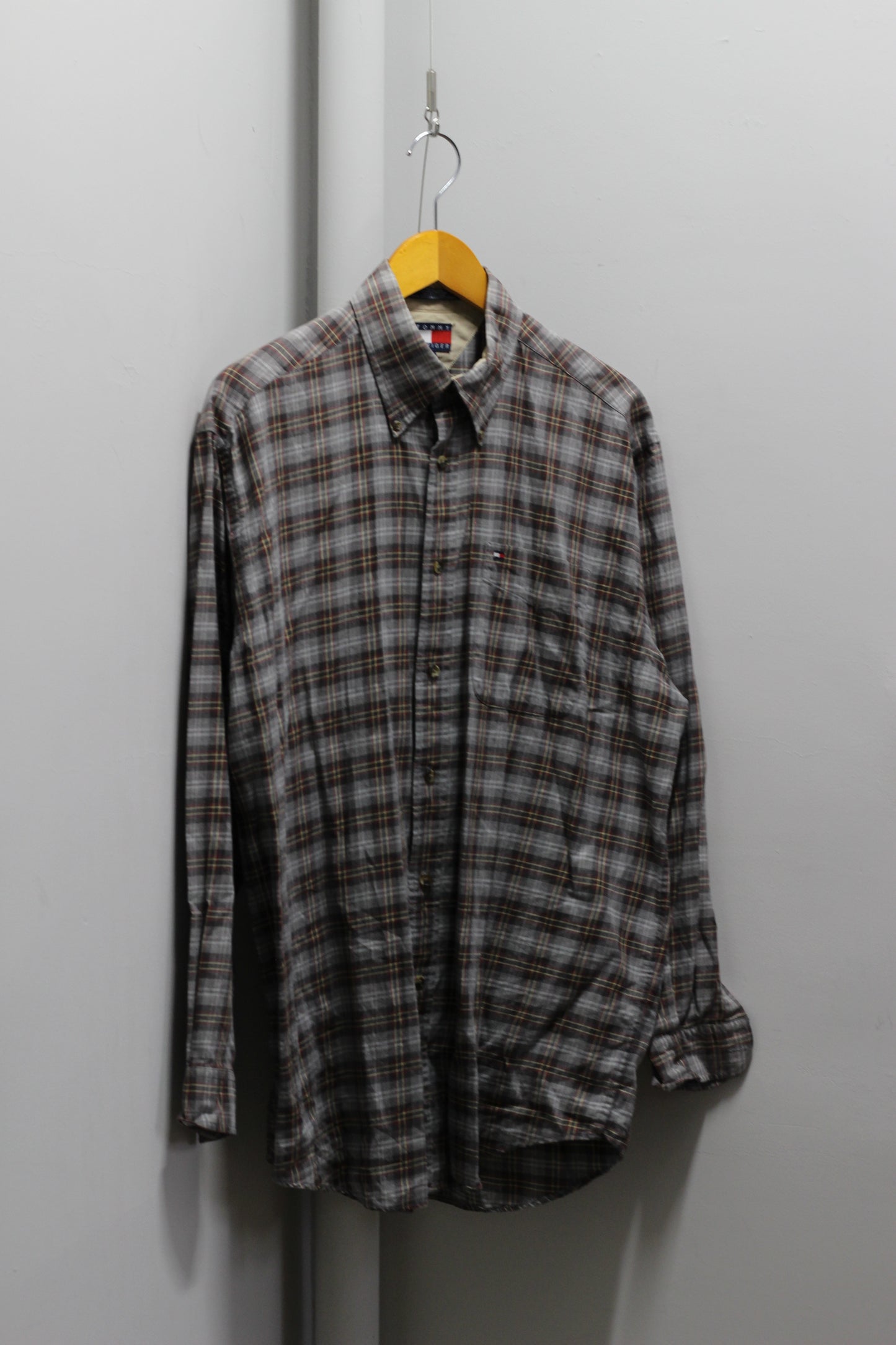 90's Old Tommy Hilfiger Long Sleeve Shirt x3点