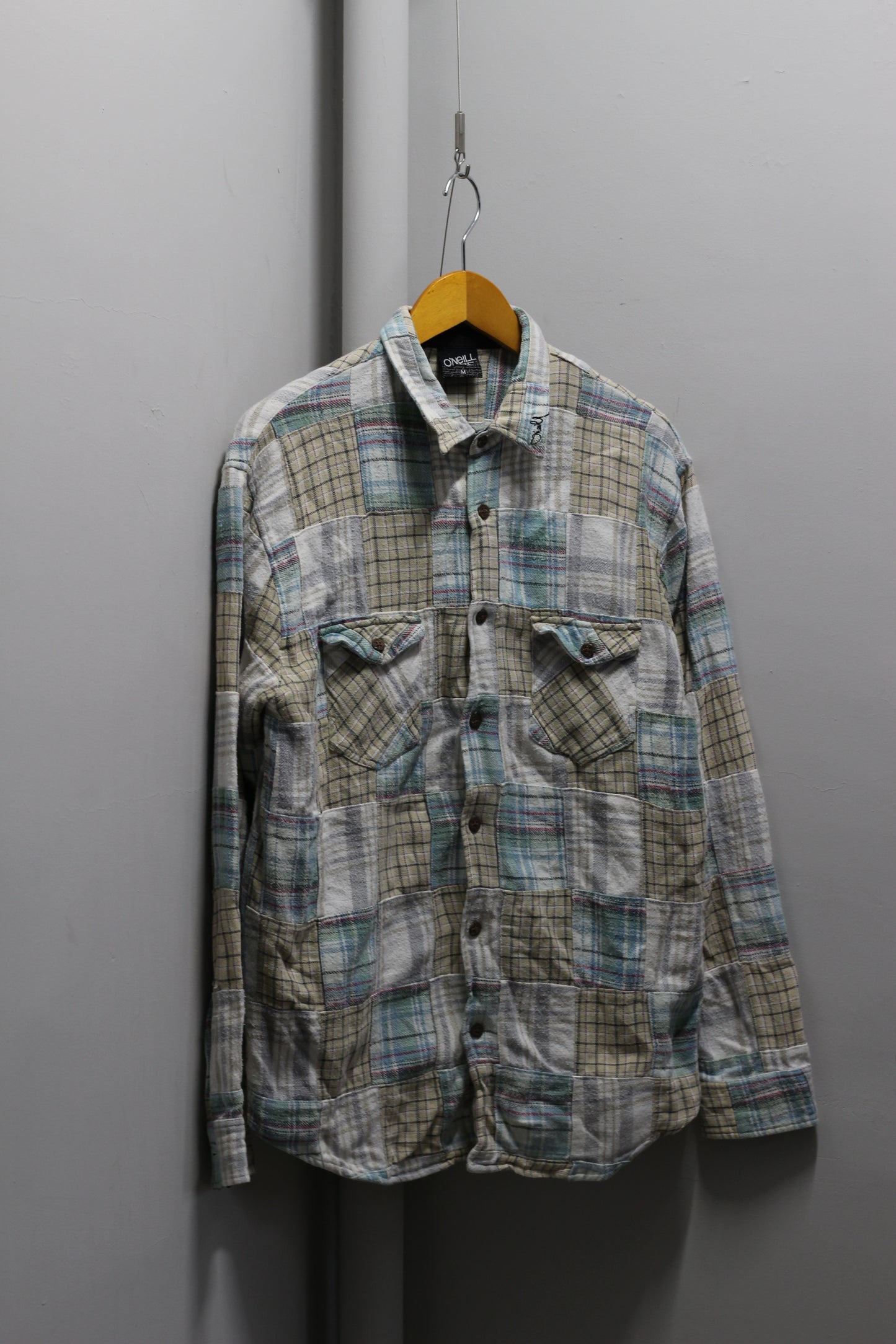 90's Made In India Patchwork Check Shirt x2点