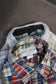 90's Made In India Patchwork Check Shirt x2点