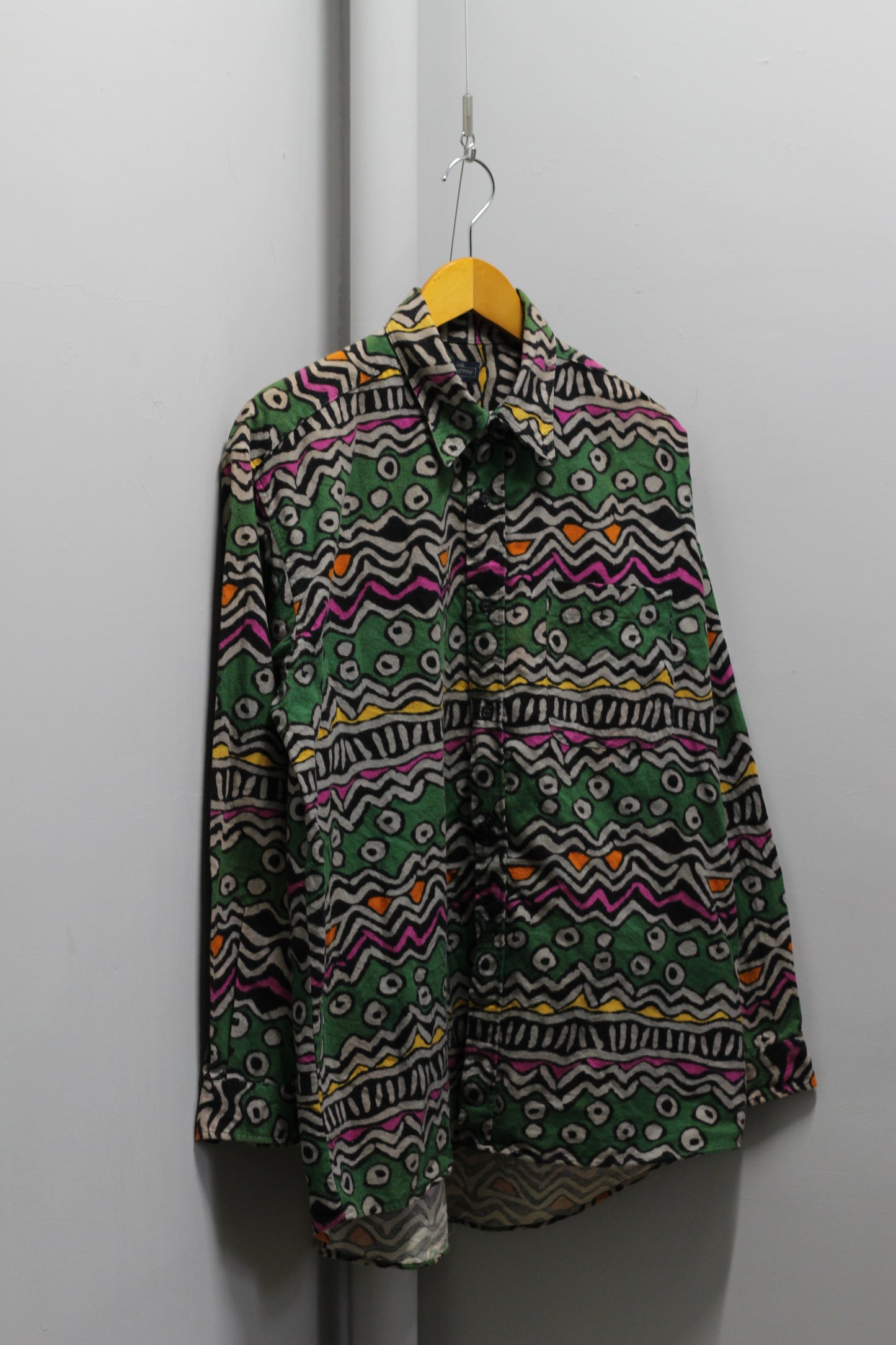 Men's Vintage Tribal Print Long Sleeve Shirt x3点