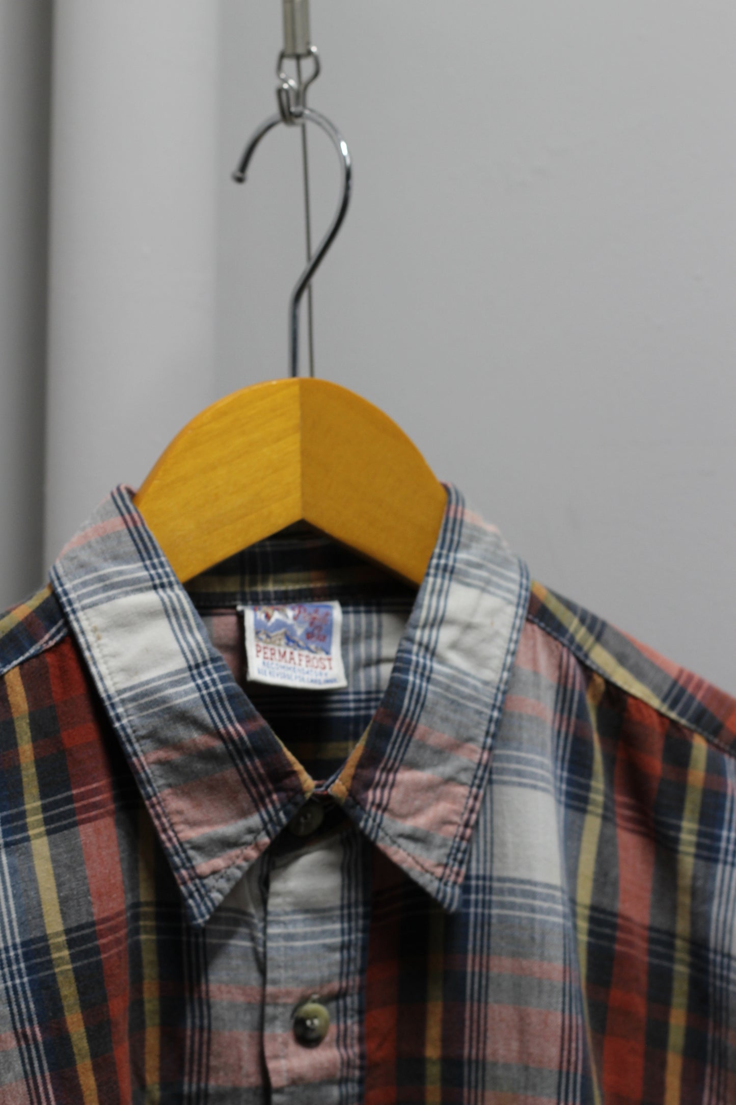 90's Men's Vintage Check Long Sleeve Shirt x6点