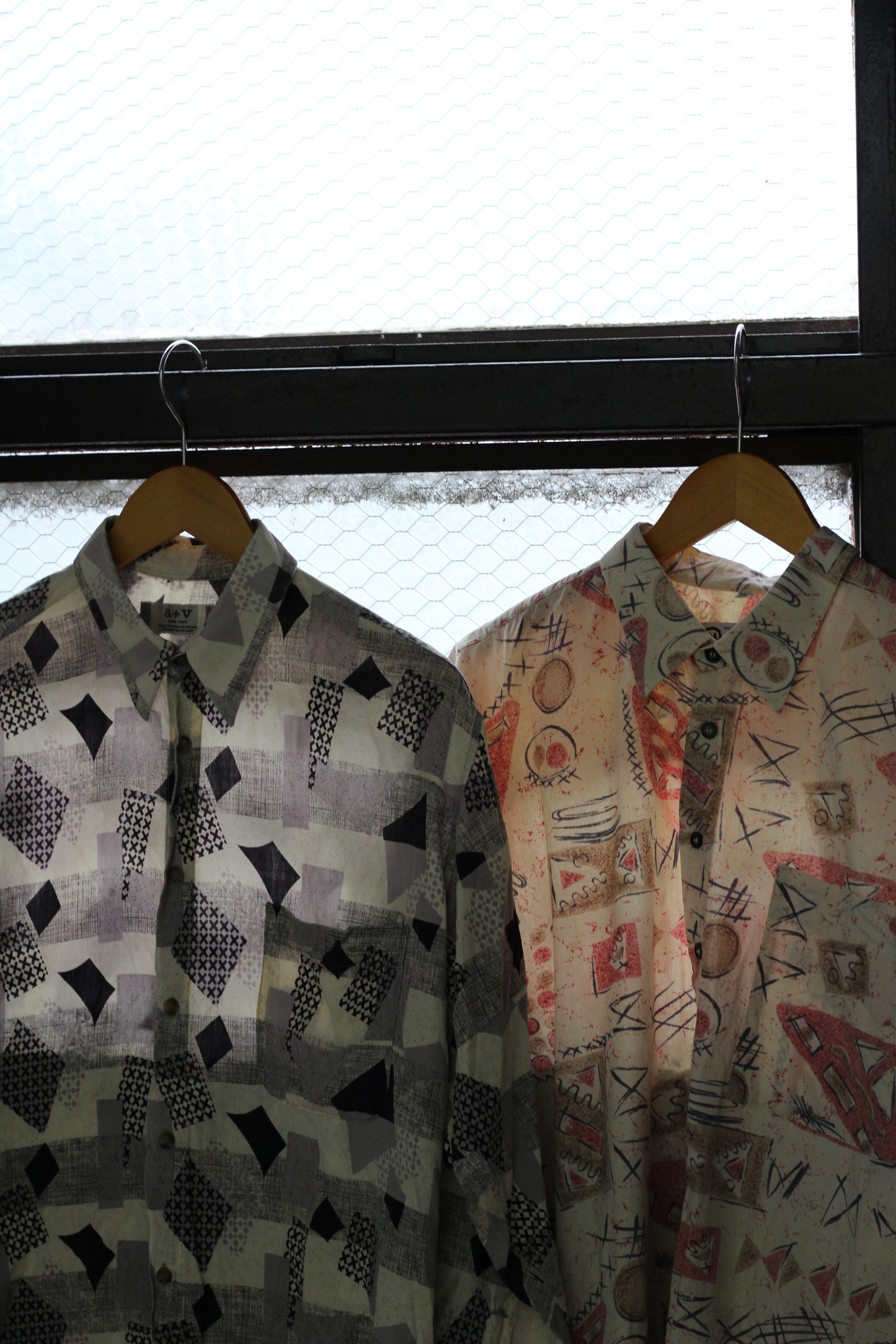 90's Men's Vintage Design Long Sleeve Shirt x7点