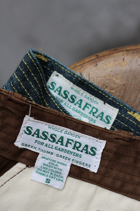 Sassafras Men's Denim & Chino Pants set x2点