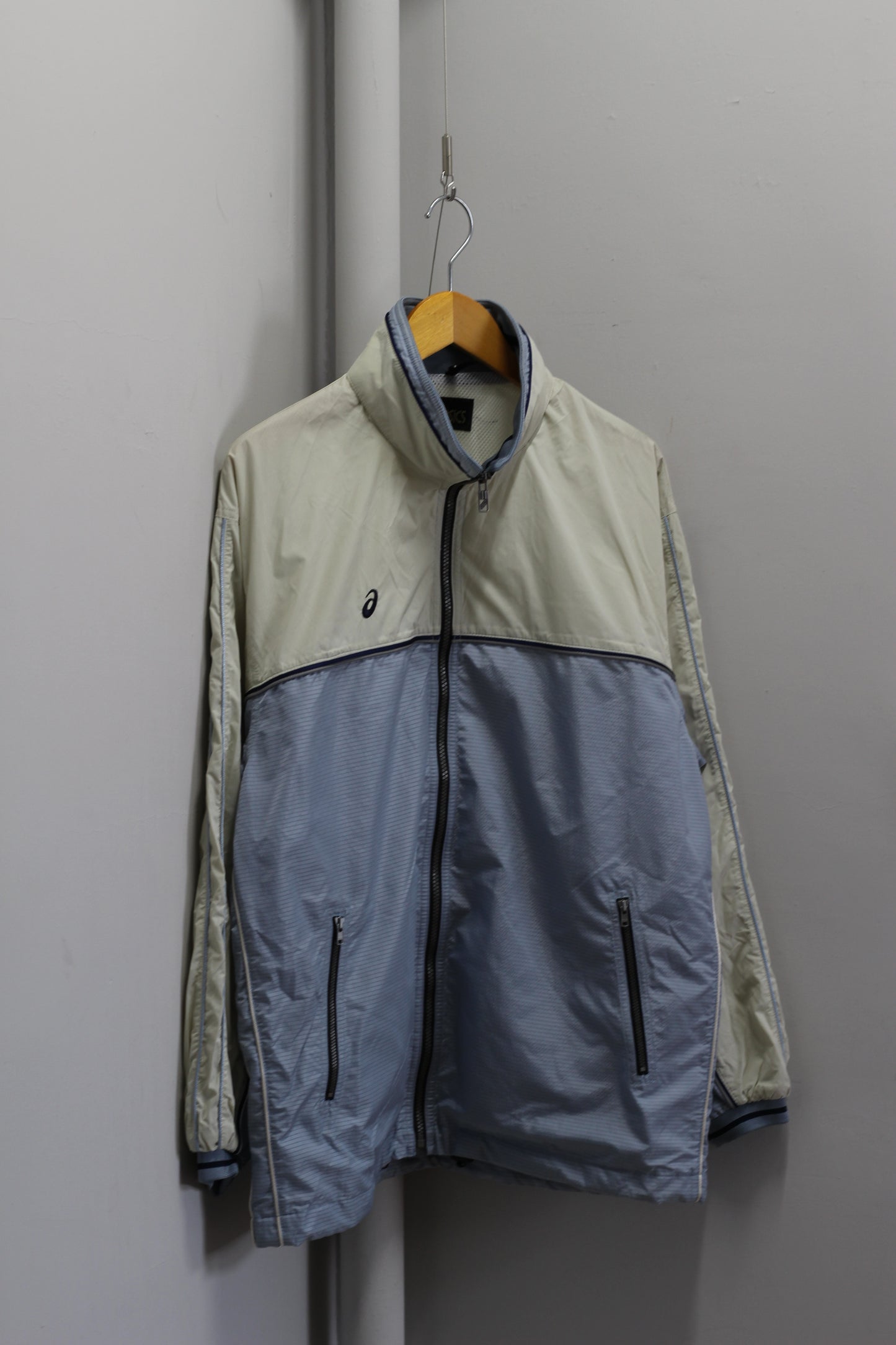 90's asics Vintage Nylon Tech Jacket x2点