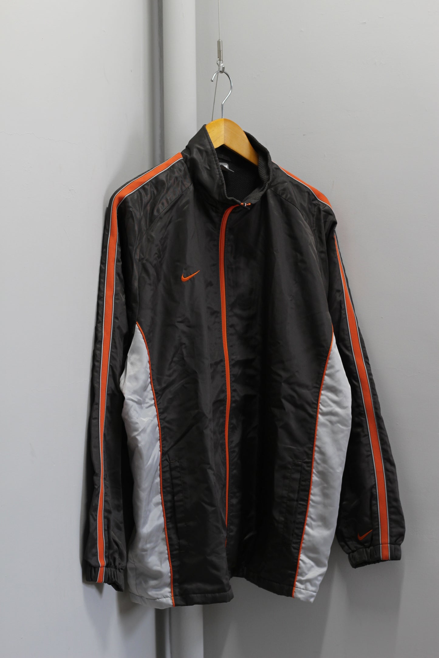 00's Y2K Style adidas Nike Oversized Tech Jacket x2点