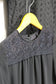 Vintage Black Embroidery Short Sleeve One-Piece x3点