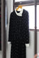 Vintage Velour Design Long Sleeve One-Piece x3点