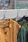 Vintage Design Pattern Short Sleeve One-Piece x10点