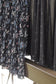 Vintage Black Navy Floral Short Sleeve One-Piece x4点