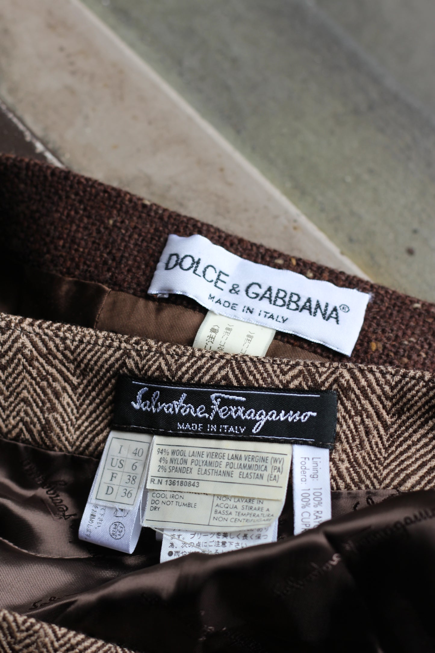 Made In Italy Salvador Ferragamo & Dolce & Gabbana Skirt x2点