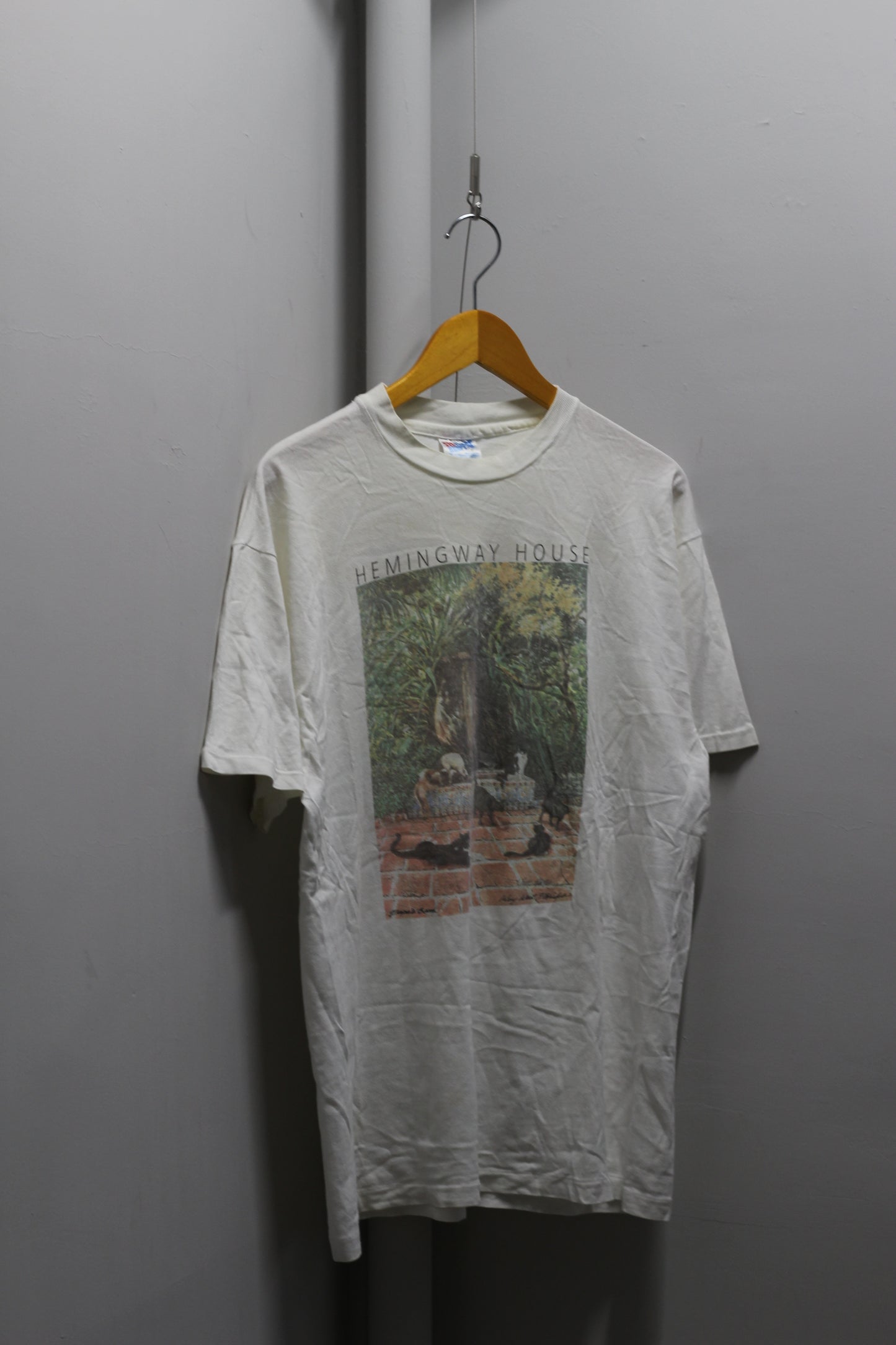 Made In USA Vintage Cat Print T-Shirt x3点