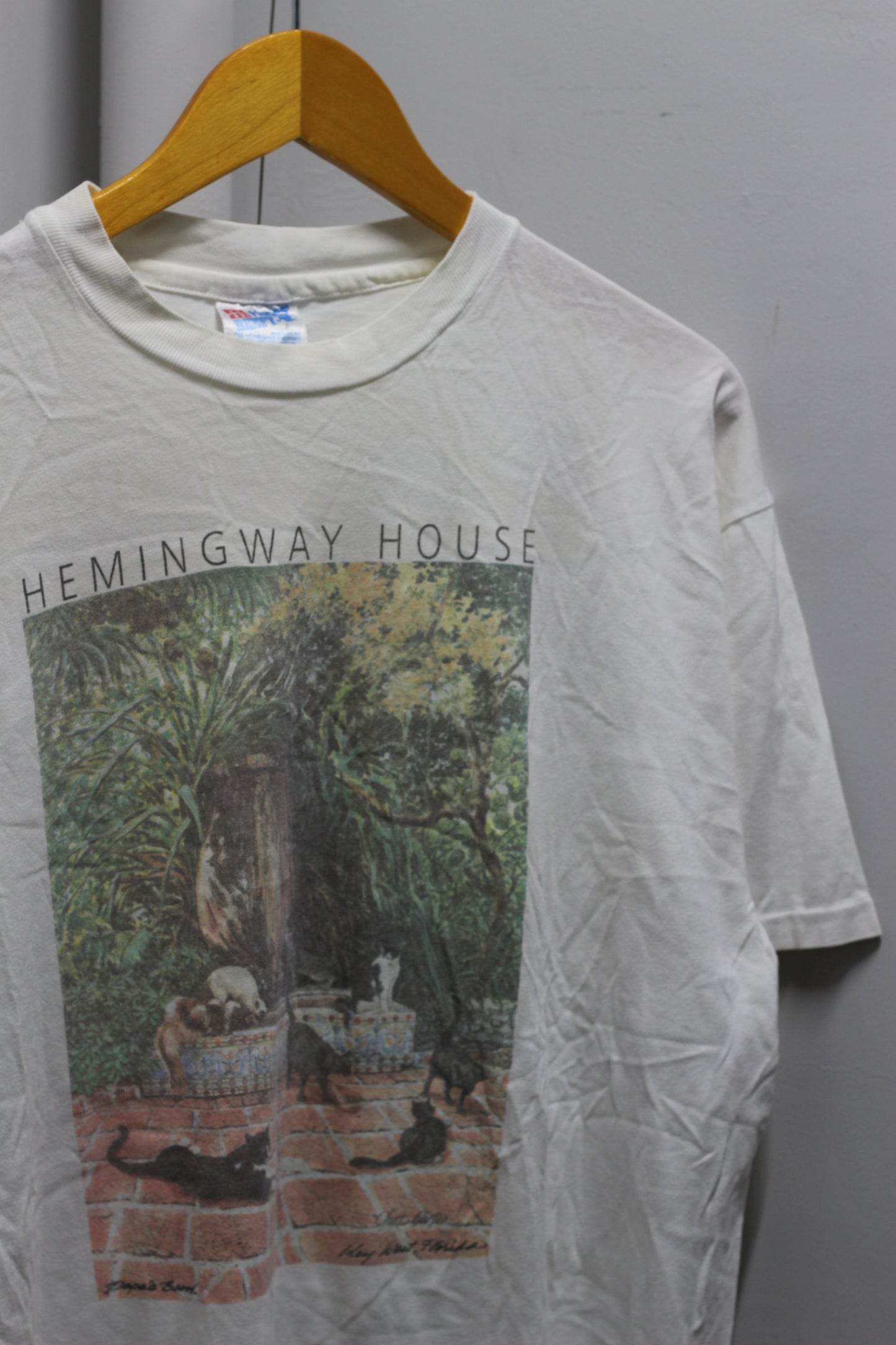 Made In USA Vintage Cat Print T-Shirt x3点