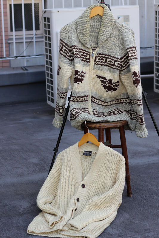 Cowichan Sweaters & Heavy Knitwear x3点