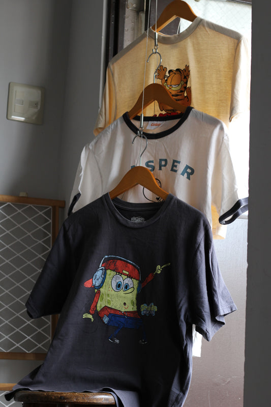 Men's Vintage American Comic Character T-Shirt x7点
