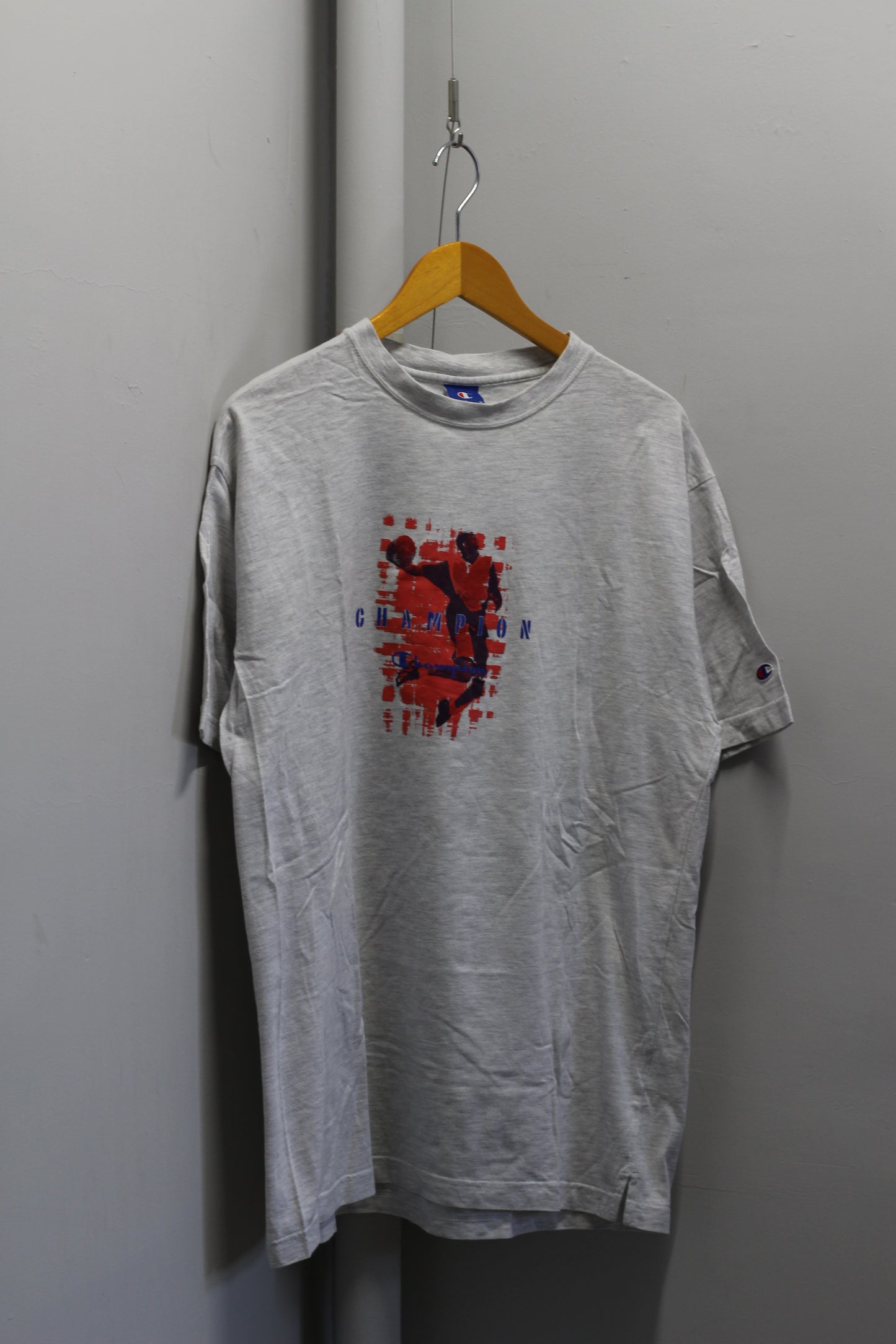 90's Champion Sports Print T-Shirt x2点