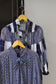 Vintage Navy Design Long Sleeve One-Piece x2点