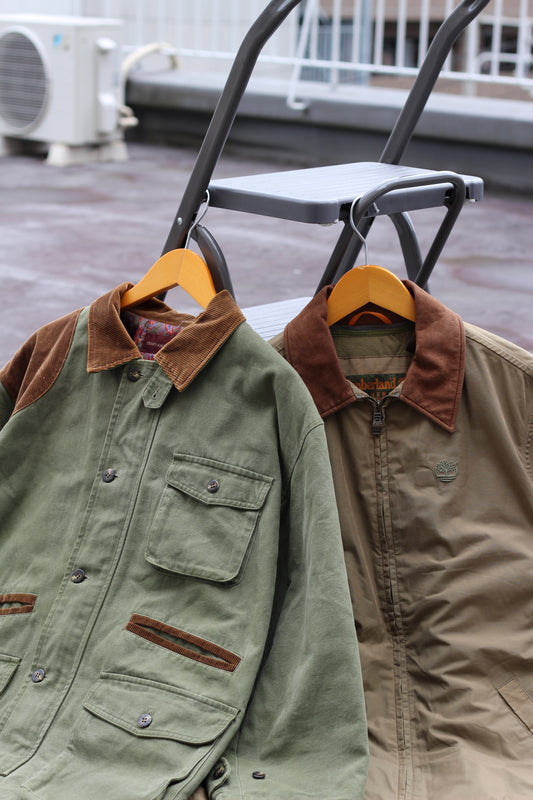 90's CHAPS Ralph Lauren & Timberland Hunting Jacket set x2点