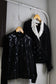Vintage Black Velour Top x3点