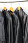 Women's Black Leather Jacket x6点