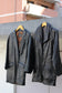 Women's Black Leather Jacket x6点