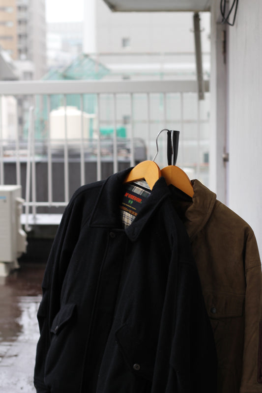 80-90's Mcgregor & Made In Canada Wool & Suede Bomber Jacket set x2点
