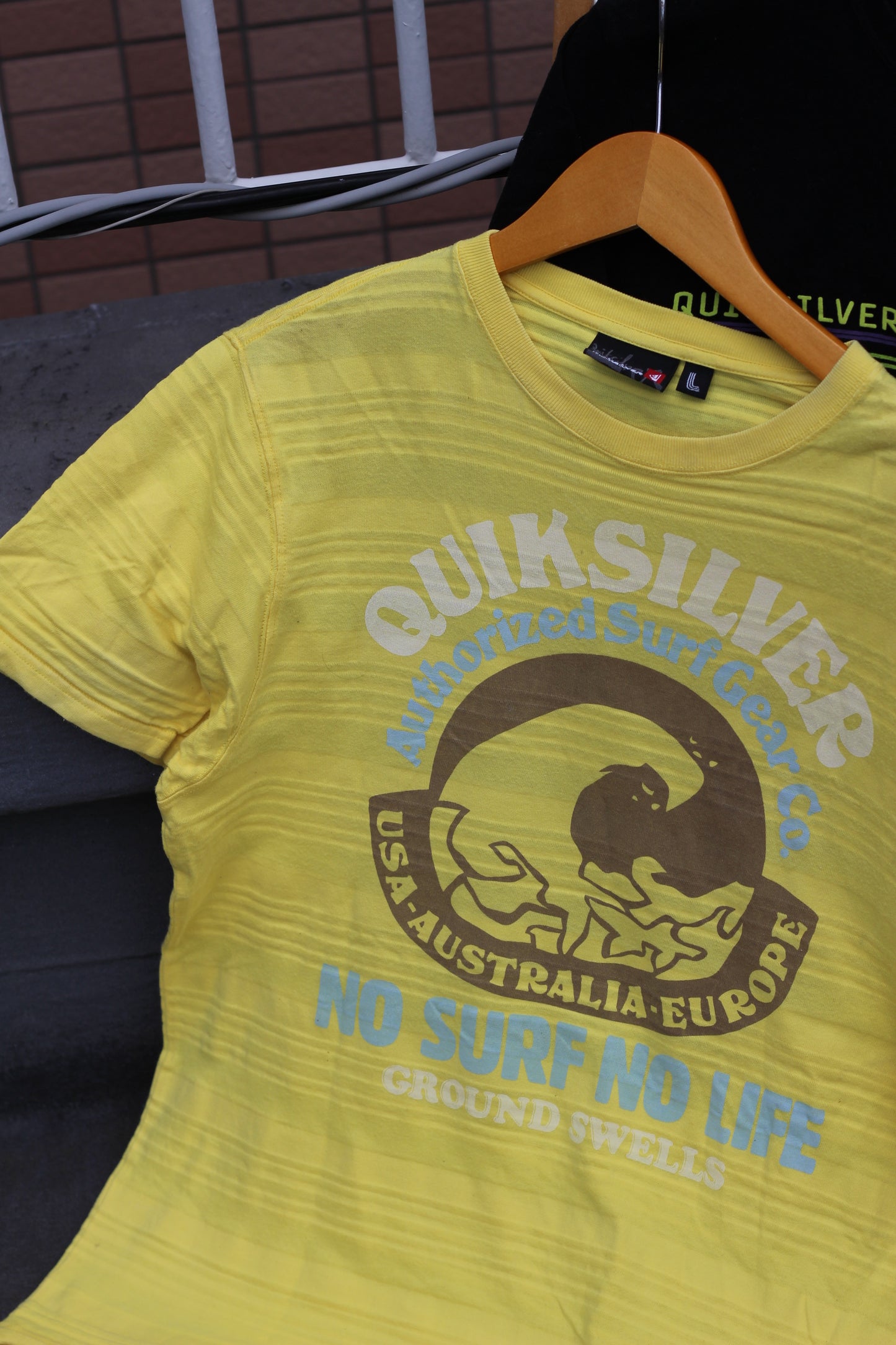 90's-00's Quik Silver Print T-Shirt x3点