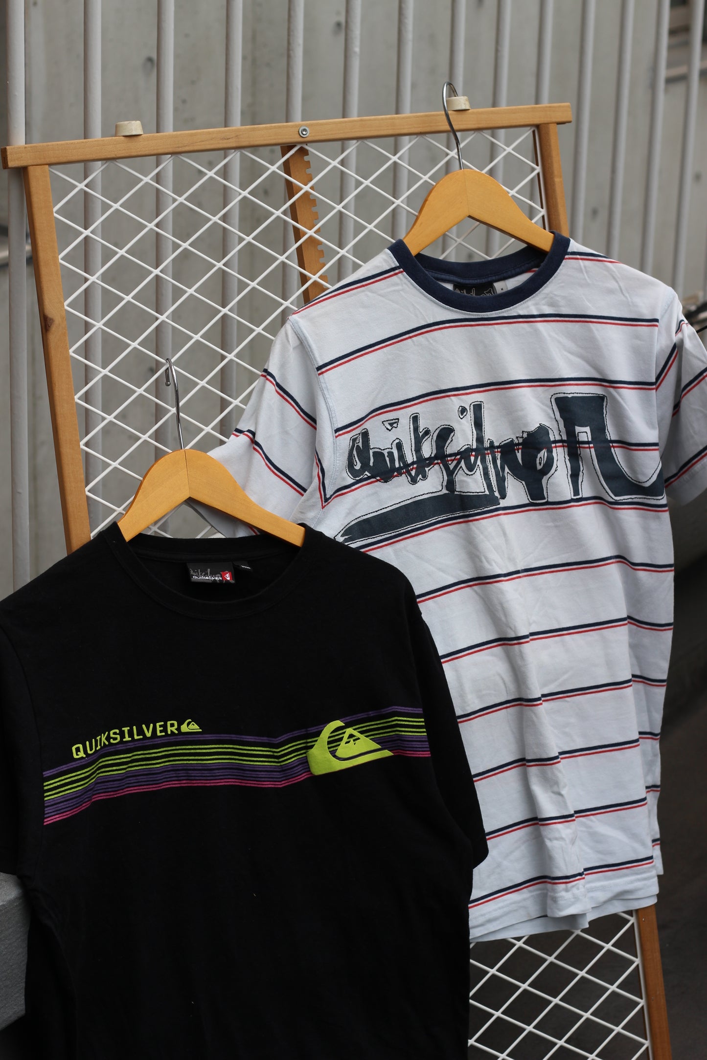 90's-00's Quik Silver Print T-Shirt x3点