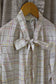 Vintage Girly Check Long Sleeve Blouse x3点