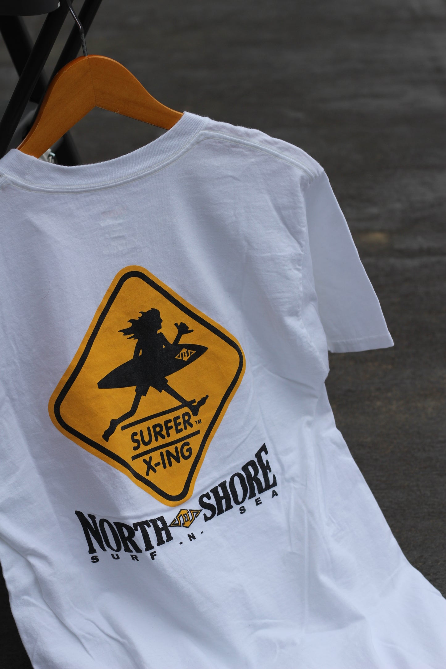 Men's Y2K Style North Shore Surf Print T-Shirt x2点