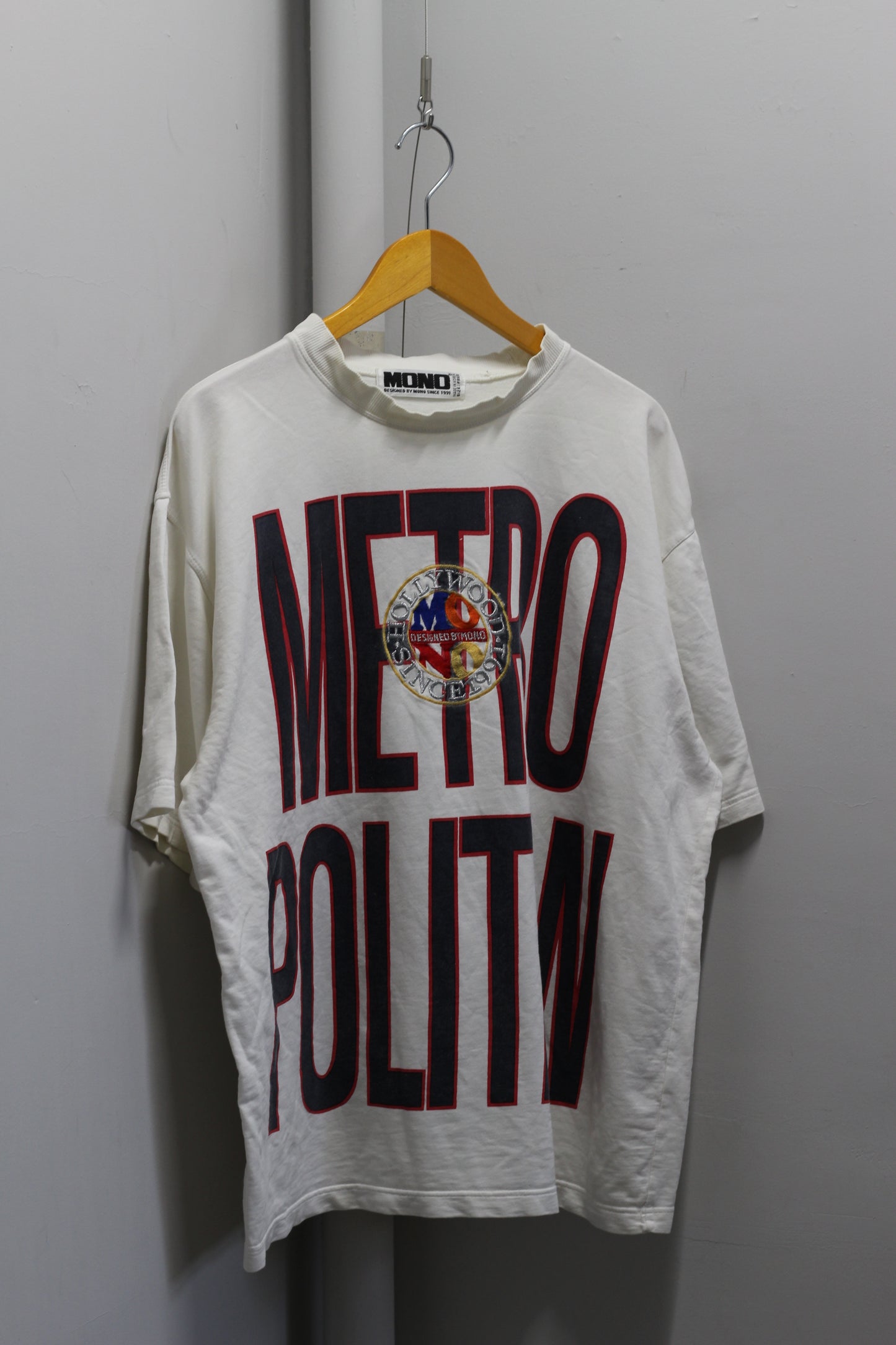 Men's Vintage Big Print T-Shirt x2点