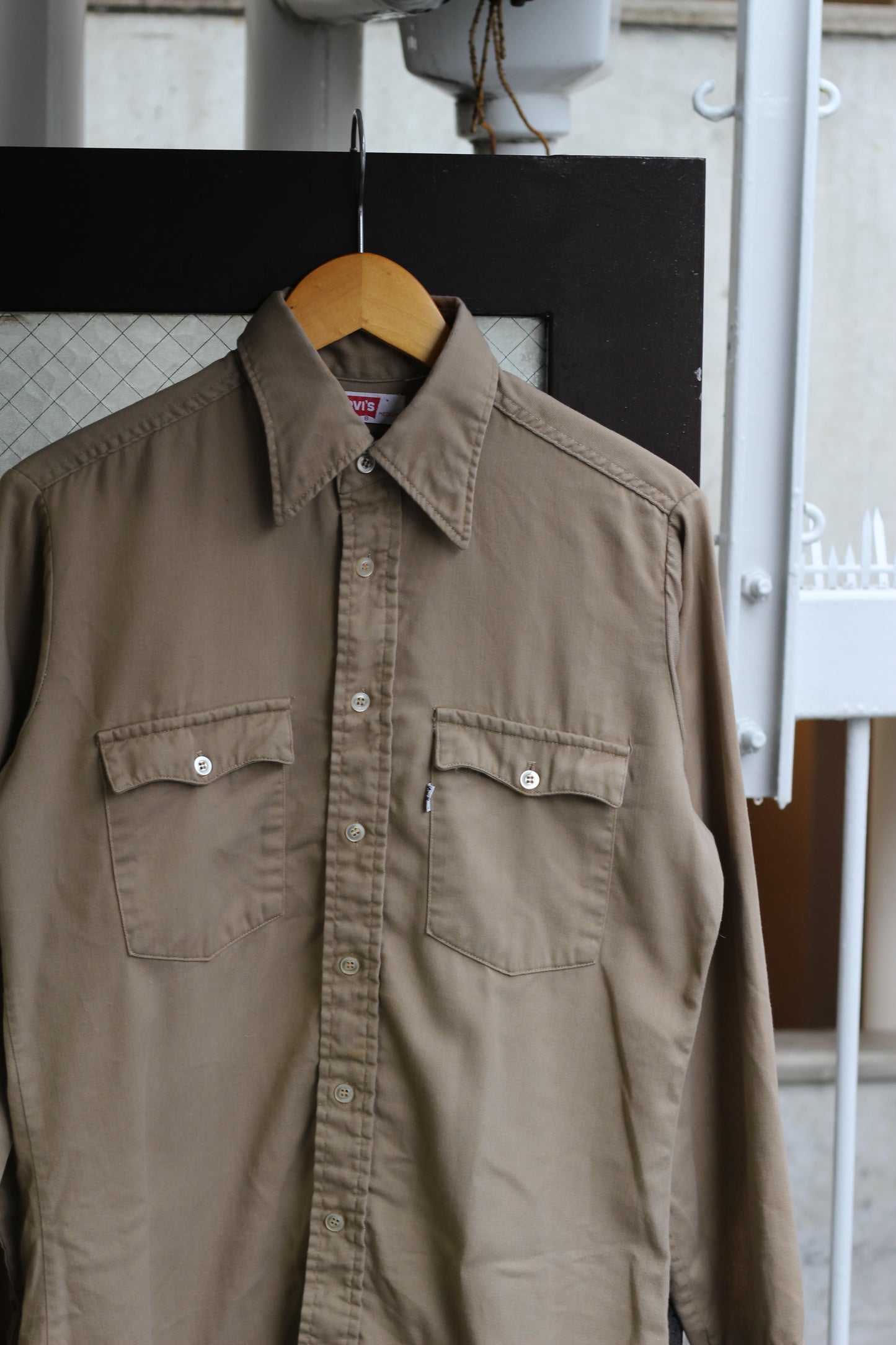 70's Made In USA Levi's Western Shirt & FIVE BROTHER Check Flannel Shirt set x2点