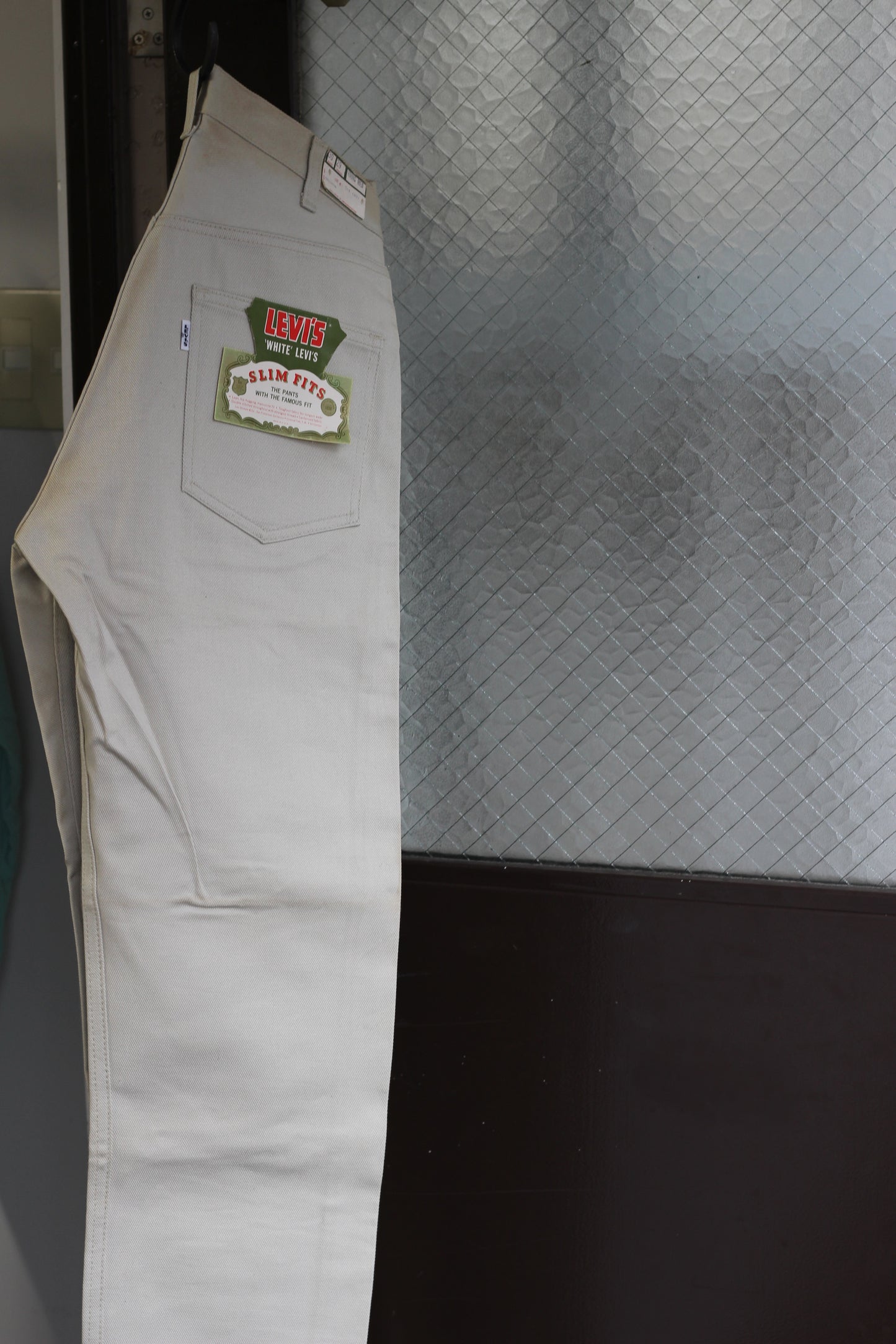 60's Made In USA White Tab Levi's "Dead Stock" 518 & Lee Work Chino Pants & Big Mac Denim Overalls set x3点