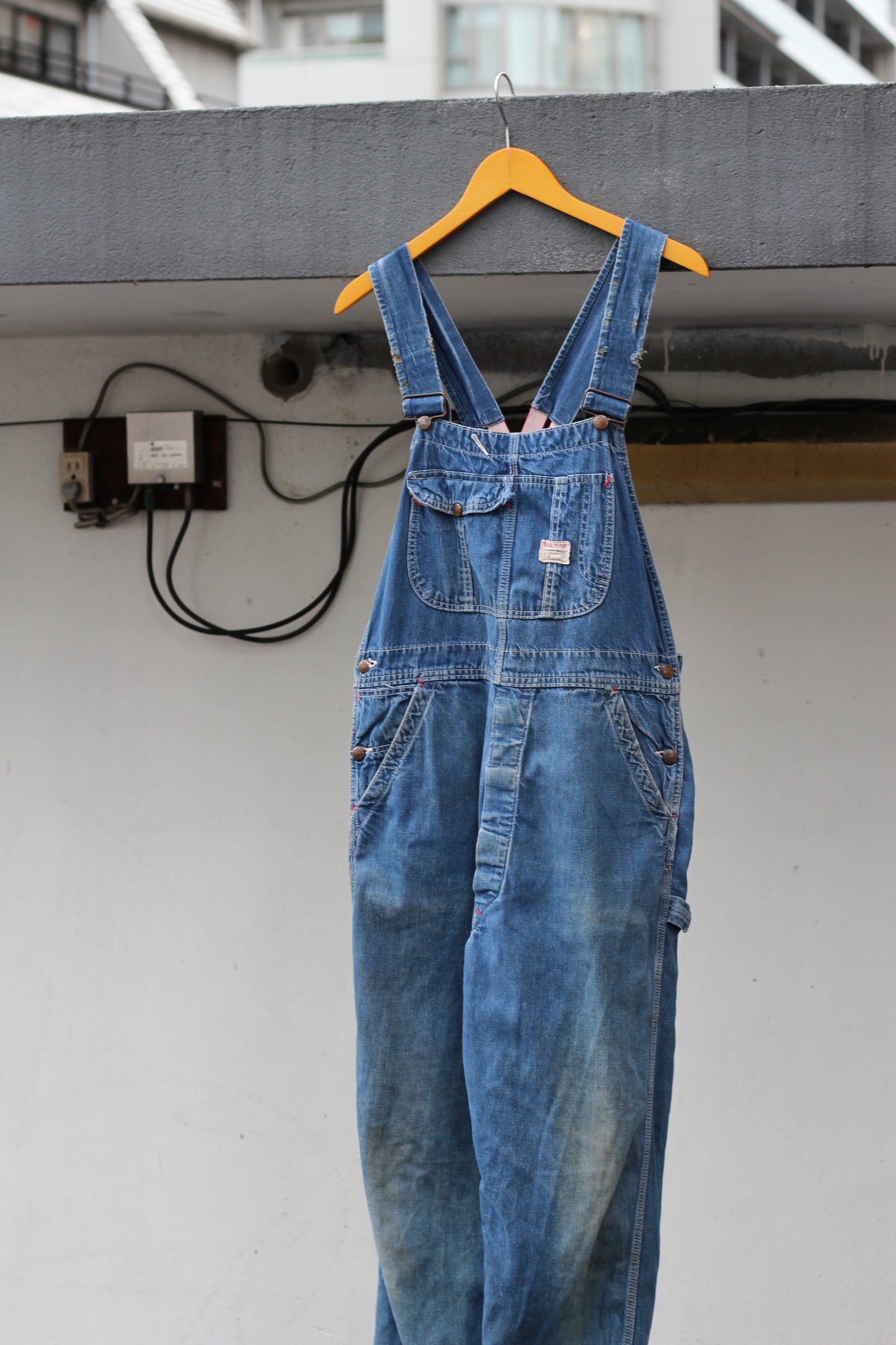60's Made In USA White Tab Levi's "Dead Stock" 518 & Lee Work Chino Pants & Big Mac Denim Overalls set x3点