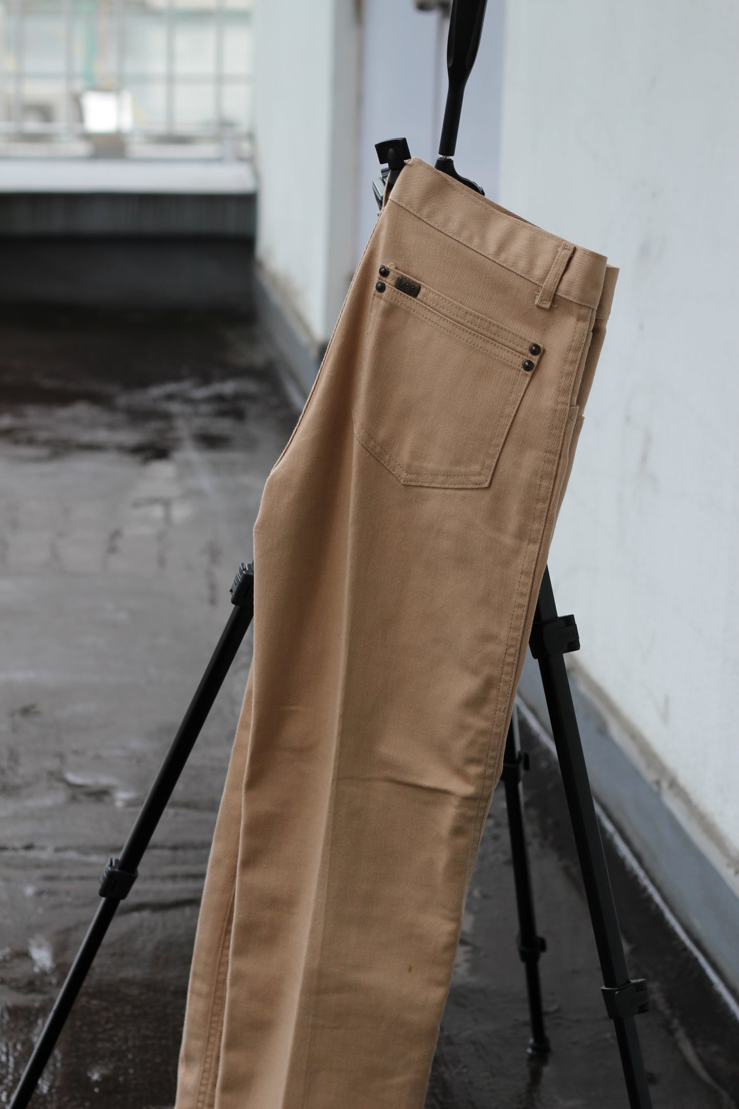 60's Made In USA White Tab Levi's "Dead Stock" 518 & Lee Work Chino Pants & Big Mac Denim Overalls set x3点