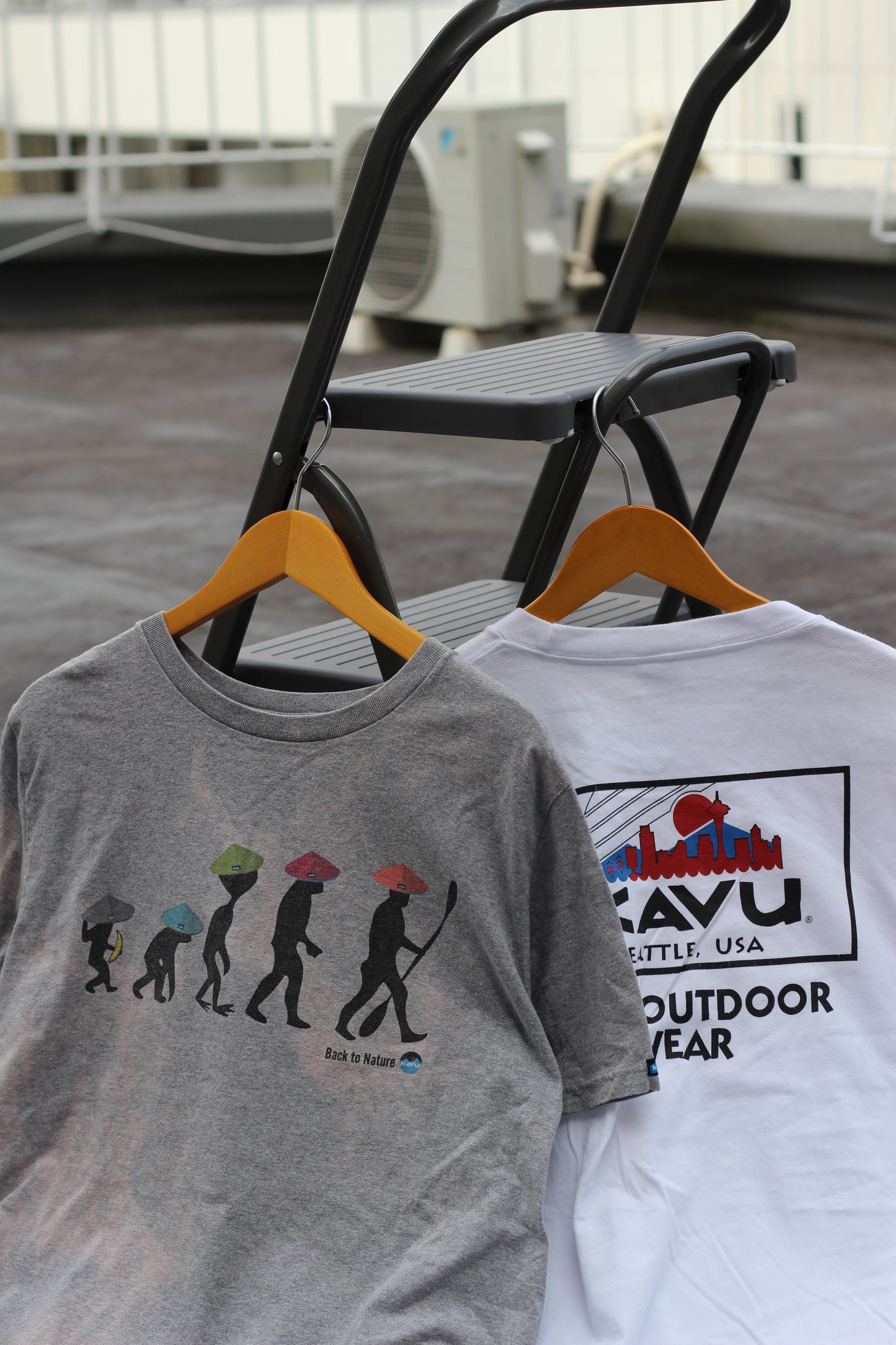 KAVU Outdoor Printed T-Shirt x2点