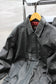 Men's Black Short Leather Jacket x6点